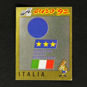 Euro 92 No. 234 Panini sticker Italia badge