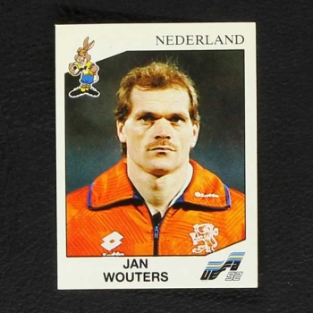 Euro 92 No. 126 Panini sticker Jan Wouters