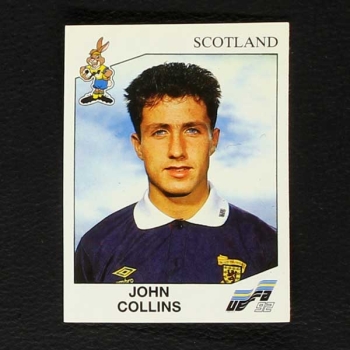 Euro 92 No. 153 Panini sticker John Collins