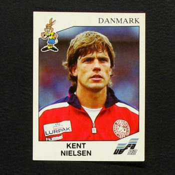 Euro 92 No. 221 Panini sticker Kent Nielsen