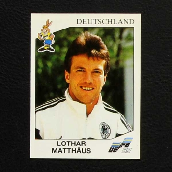 Euro 92 No. 207 Panini sticker Lothar Matthäus