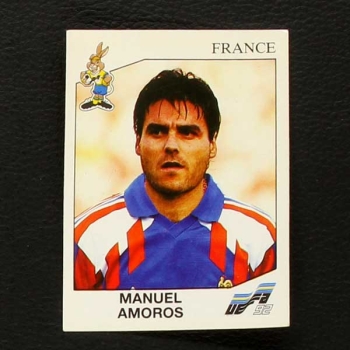 Euro 92 Nr. 046 Panini Sticker Manuel Amoros