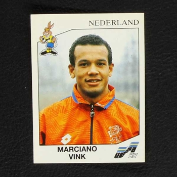 Euro 92 No. 125 Panini sticker Marciano Vink