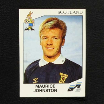 Euro 92 No. 160 Panini sticker Maurice Johnston