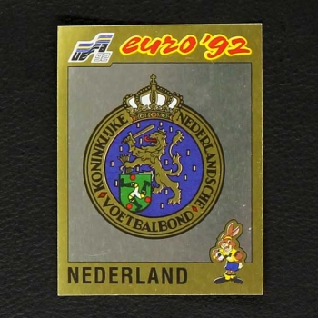 Euro 92 Nr. 117 Panini Sticker Nederland Wappen