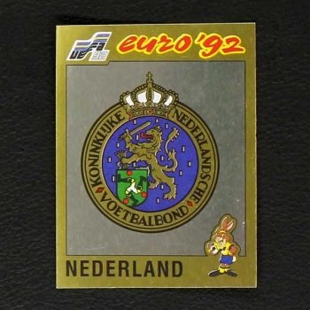 Euro 92 No. 117 Panini sticker Nederland  badge