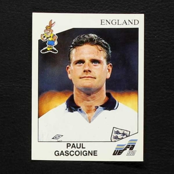 Euro 92 Nr. 103 Panini Sticker Paul Gascoigne