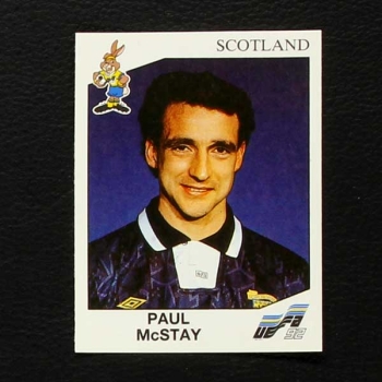 Euro 92 No. 156 Panini sticker Paul McStay