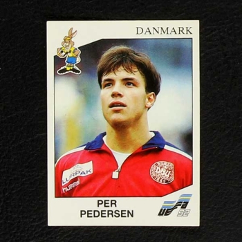 Euro 92 No. 229 Panini sticker Per Pedersen
