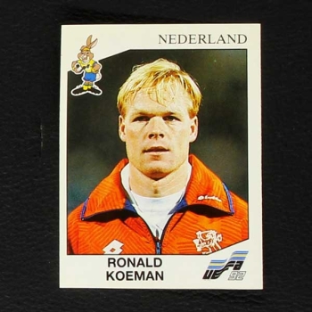 Euro 92 No. 121 Panini sticker Ronald Koeman