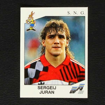 Euro 92 No. 185 Panini sticker Sergeij Juran