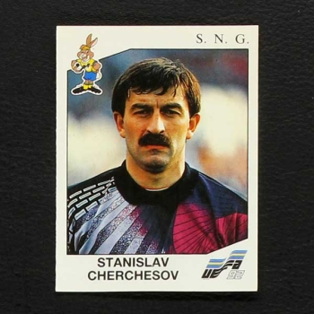 Euro 92 No. 169 Panini sticker Stanislav Cherchesov