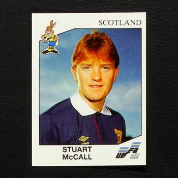 Euro 92 No. 155 Panini sticker Stuart McCall