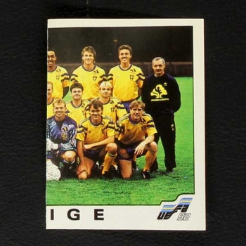 Euro 92 No. 015 Panini Sticker Sverige right