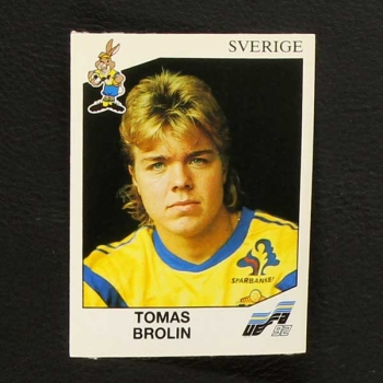 Euro 92 Nr. 036 Panini Sticker Tomas Brolin