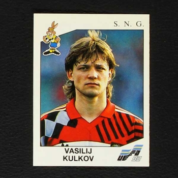 Euro 92 No. 173 Panini sticker Vasilij Kulkov