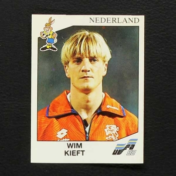 Euro 92 No. 135 Panini sticker Wim Kieft