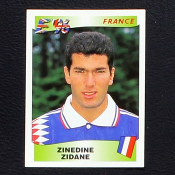 Euro 96 Nr. 187 Panini Sticker Zinedine Zidane