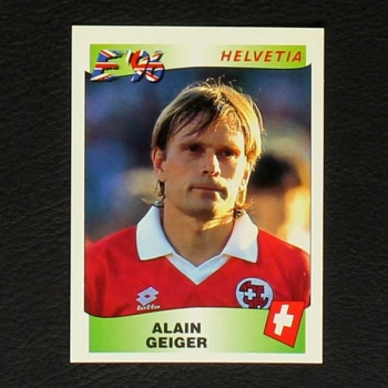 Euro 96 Nr. 059 Panini Sticker Alain Geiger