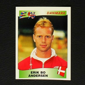 Euro 96 Nr. 293 Panini Sticker Erik Bo Andersen