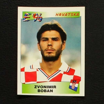 Euro 96 No. 345 Panini sticker Zvonimir Boban