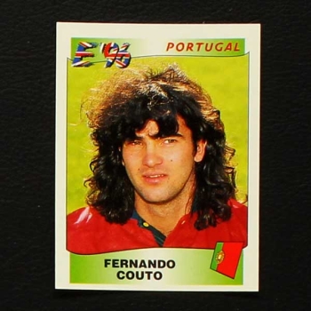 Euro 96 No. 299 Panini sticker Fernando Couto