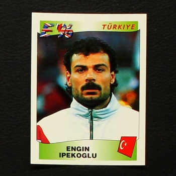 Euro 96 No. 334 Panini sticker Engin Ipekolglu