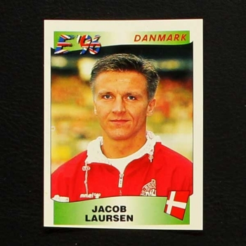 Euro 96 No. 282 Panini sticker Jacob Laursen