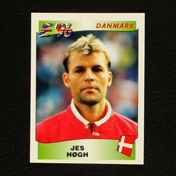 Euro 96 No. 279 Panini sticker Jes Hogh