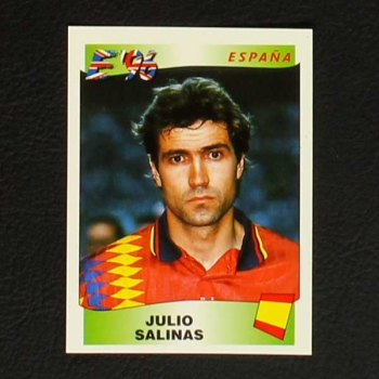 Euro 96 No. 132 Panini sticker Julio Salinas