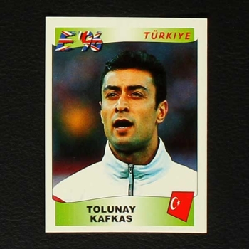 Euro 96 No. 328 Panini sticker Tolunay Kafkas