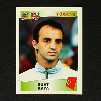 Euro 96 No. 329 Panini sticker Suat Kaya