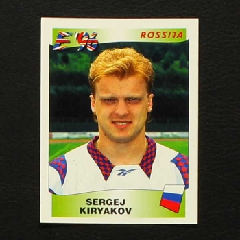 Euro 96 No. 272 Panini sticker Sergej Kiryakov