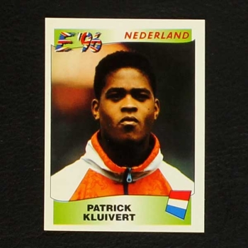 Euro 96 Nr. 090 Panini Sticker Patrick Kluivert