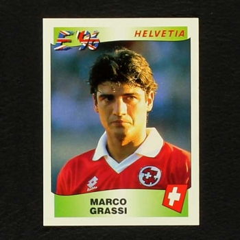 Euro 96 No. 071 Panini sticker Marco Grassi
