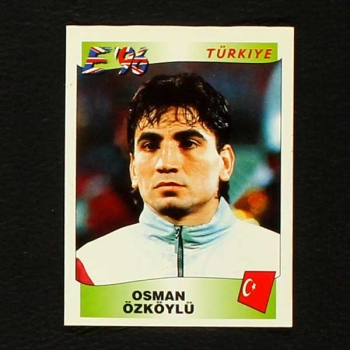 Euro 96 No. 322 Panini sticker Osman Özköylü