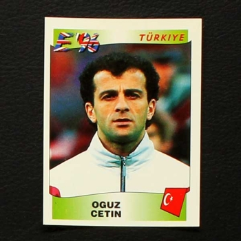 Euro 96 No. 325 Panini sticker Oguz Cetin