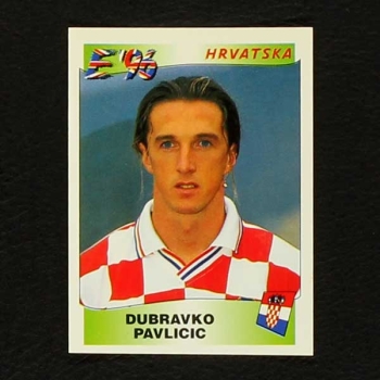 Euro 96 No. 341 Panini sticker Pavlicic