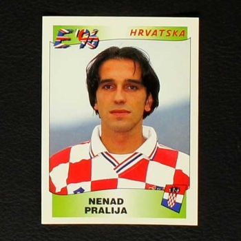 Euro 96 No. 346 Panini sticker Nenad Pralija