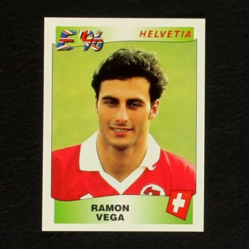 Euro 96 Nr. 063 Panini Sticker Ramon Vega