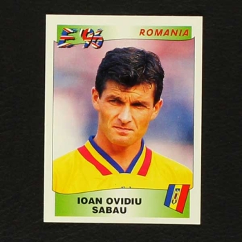 Euro 96 No. 170 Panini sticker Sabau