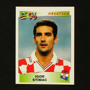 Euro 96 No. 340 Panini sticker Igor Stimac