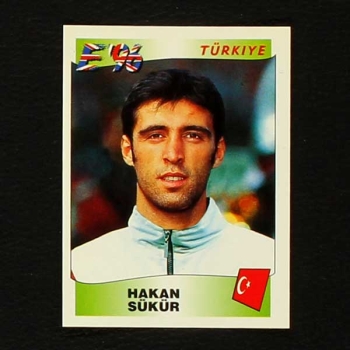 Euro 96 No. 331 Panini sticker Hakan Sükür