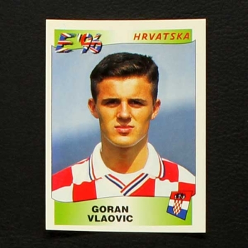 Euro 96 No. 353 Panini sticker Goran Vlaovic