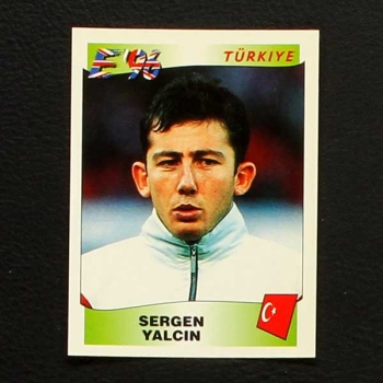 Euro 96 No. 327 Panini sticker Sergen Yalcin