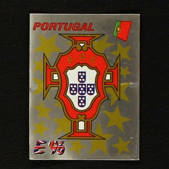 Euro 96 No. 295 Panini sticker badge Portugal