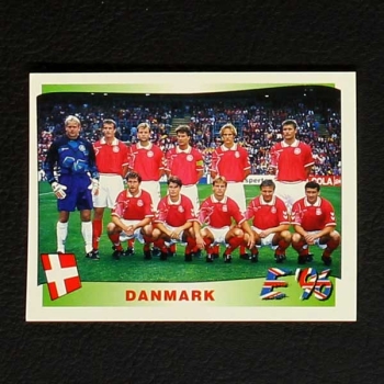 Euro 96 No. 276 Panini sticker team Danmark