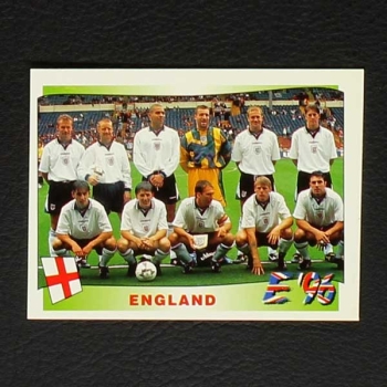 Euro 96 No. 036 Panini sticker team England