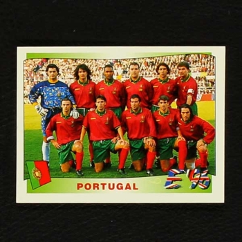 Euro 96 No. 296 Panini sticker team Portugal