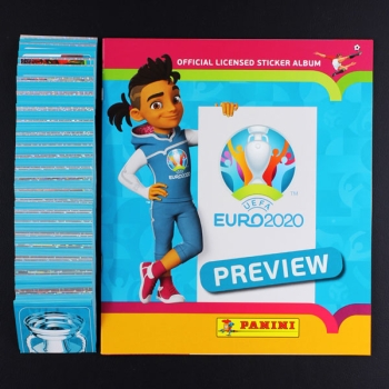 Euro 2020 Preview Panini Sticker Album komplett Deutsche Version